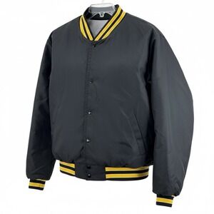 Vintage Swingster Snap‎ On Jacket Mens Size Large XL Snap Bomber Made In USA